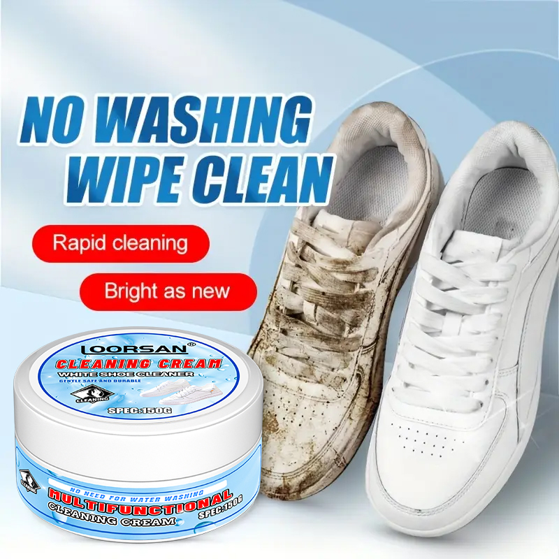 Sneaker Cleaner - Crema Limpiadora de Zapatos Multifuncional LOORSAN,