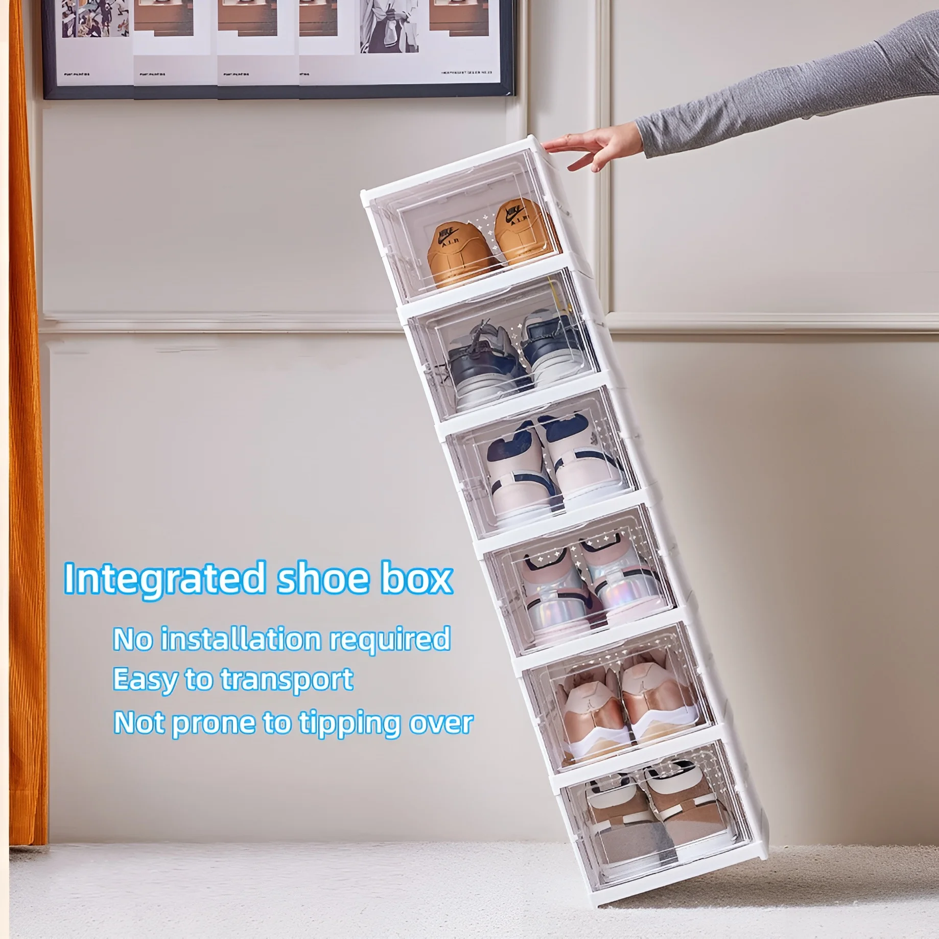 Caja de zapatos de 6 capas, za - Sneaker Care Shoe Box reseña y precio