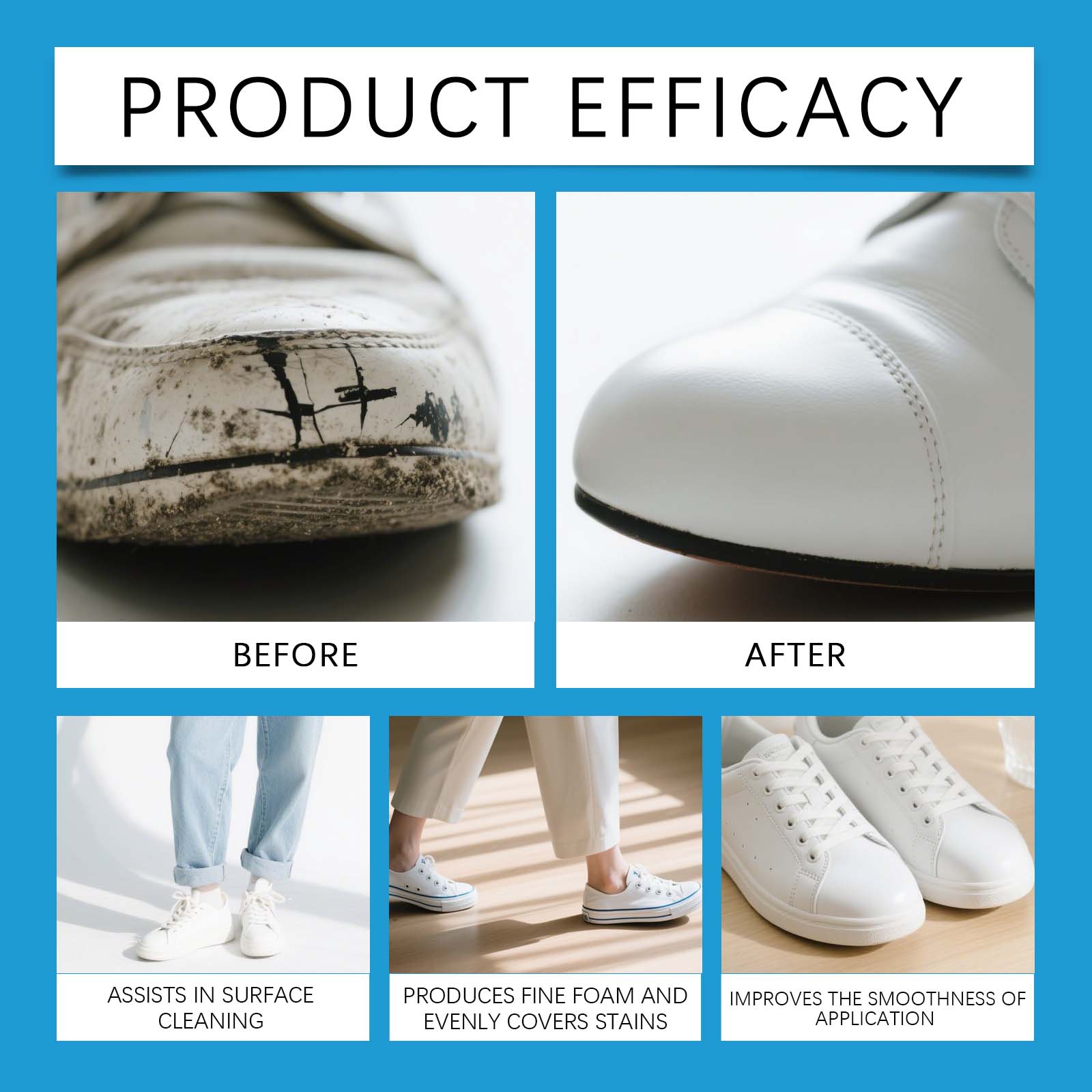 Crema Limpiadora de Zapatos Bl - Sneaker Cleaner reseña y precio